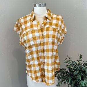 Lucky Brand Button Down Blouse